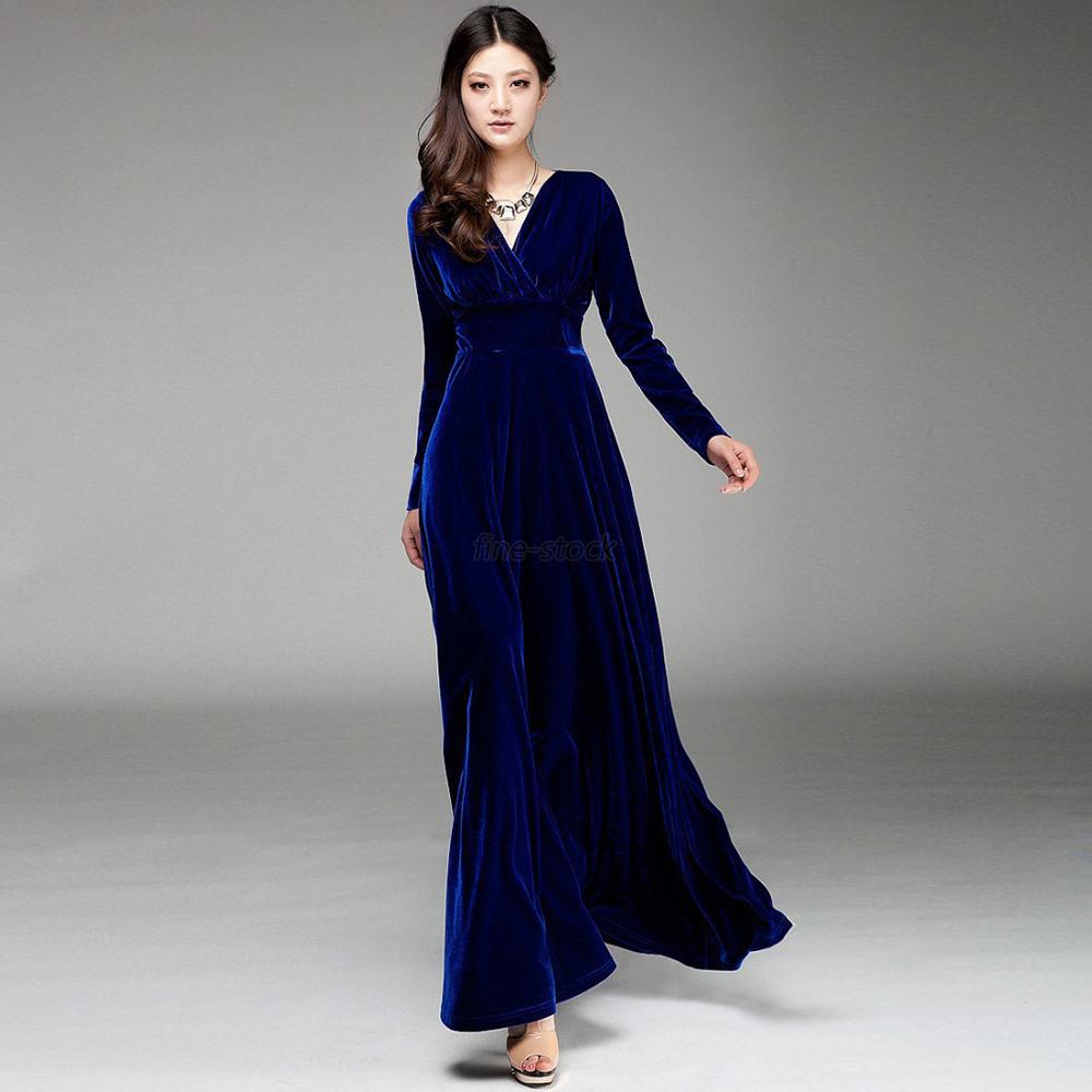 cocktail and party long sleeve velvet dress